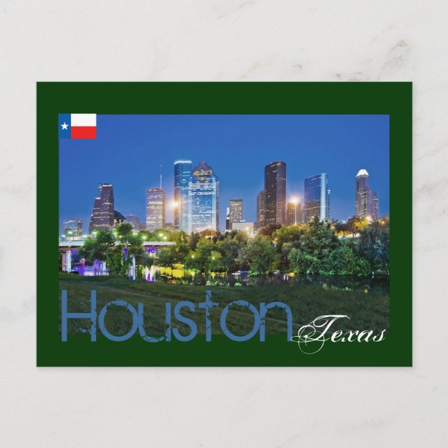 Houston, Texas, USA Vykort (Framsida)