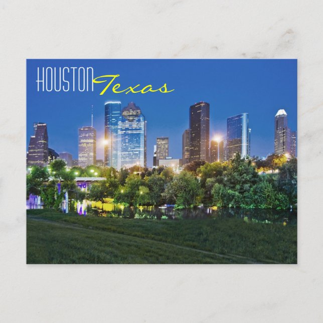 Houston, Texas, USA Vykort (Framsida)
