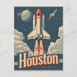 Houston, Texas Vintage Vykort