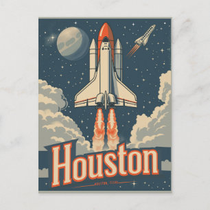 Houston, Texas Vintage Vykort