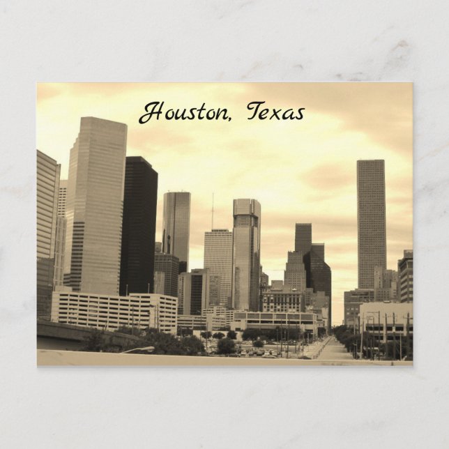Houston, Texas - Vykort (Framsida)