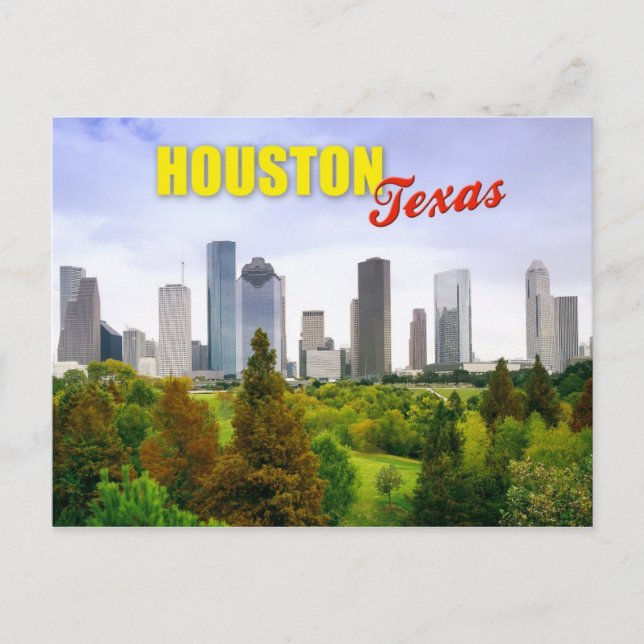 Houston, Texas Vykort (Framsida)
