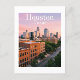Houston Texas vykort