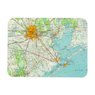 Houston Texas vykort Magnet