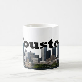 Houston TX-horisont med Houston i himmlen Kaffemugg