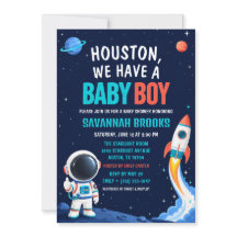 Houston Vi Har En Babypojke Rymdbaby Baby Shower