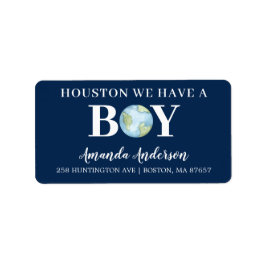 Houston vi har en barnskötare Adress Adressetikett