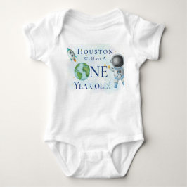 Houston Vi Har En Ettåring Pojke! Baby Bodysuit T Shirt