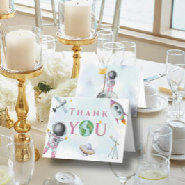 Houston vi har en flickbabydusch och Astronaut Tack Kort