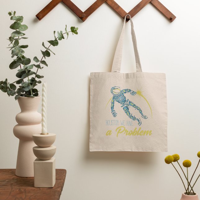 Houston Vi Har Ett Problem Tote Bag Tygkasse (Skapare uppladdad)