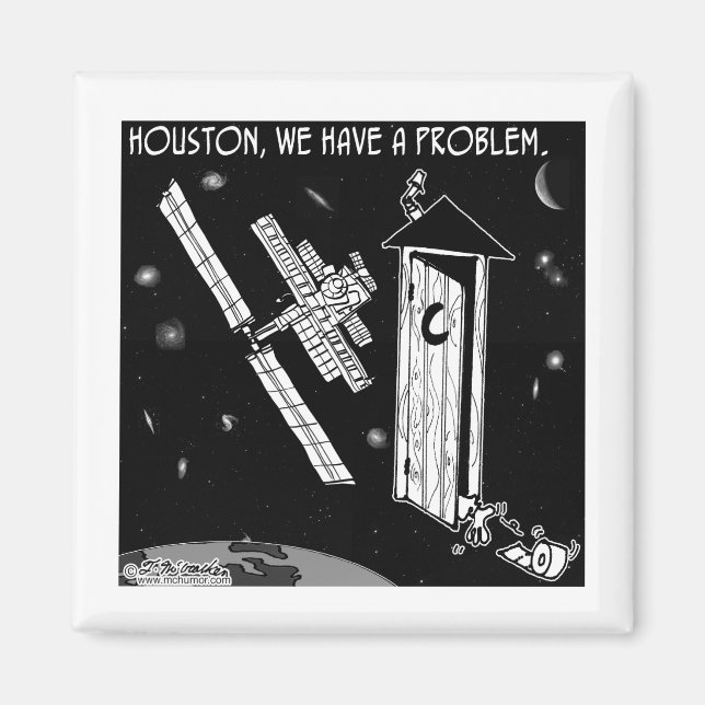 Houston, vi har problem magnet (Framsidan)
