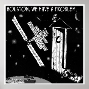 Houston, vi har problem poster