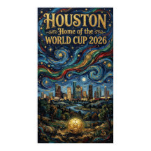 Houston VM 2026 Nattreflektion Fotboll