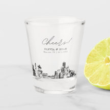 Houston Wedding Favor Personlig Cheers