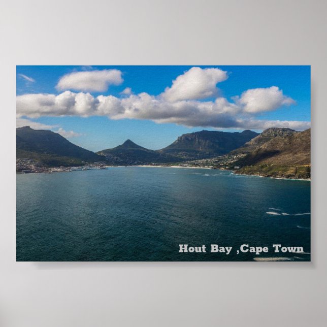 Hout Bay. Cape Town Poster (Framsidan)