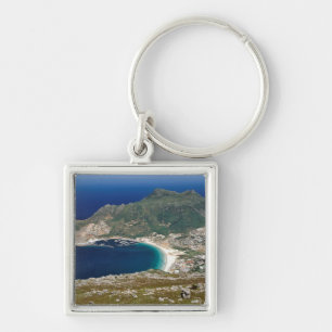 Hout Bay, The Sentinel Och Atlanten Fyrkantig Silverfärgad Nyckelring
