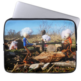 Houtzagerij van de Fubby's. Laptop Fodral