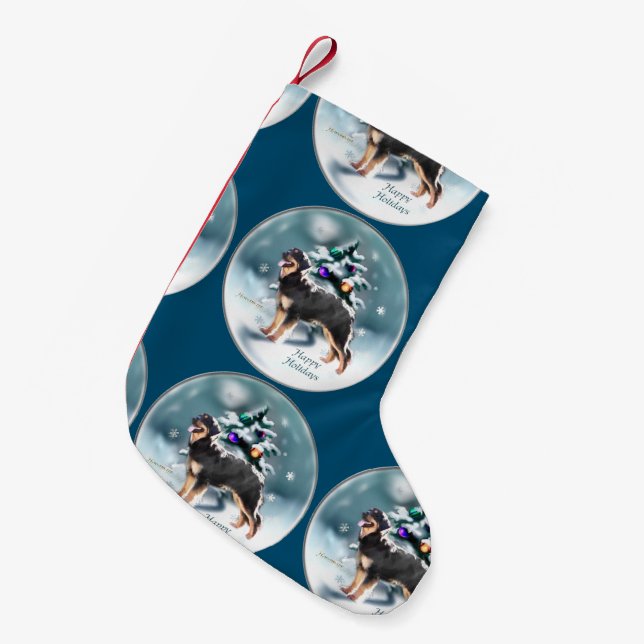 Hovawart God jul Liten Julstrumpa (Framsidan (Hängande))