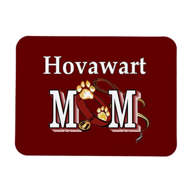 hovawart mamma magnet (Horisontell)