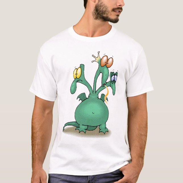 Hövdad drake tre t shirt (Framsida)