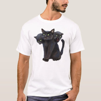 hövdad kattunge 3 t-shirt