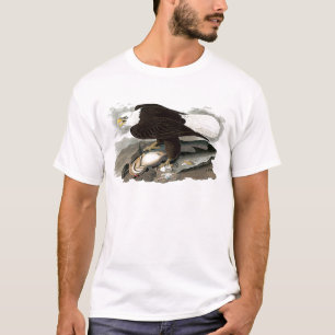Hövdad örn för vit John James Audubon Tröja