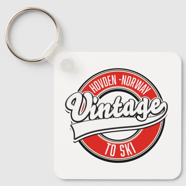 hovden norge logotyp nyckelring (Framsida)