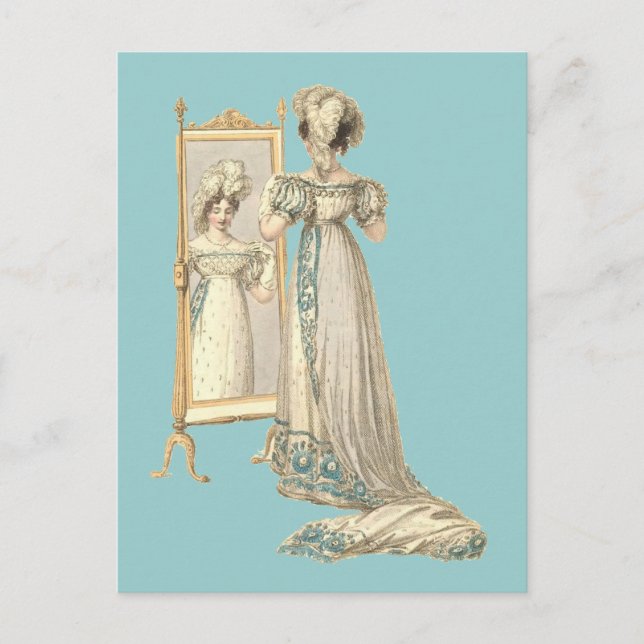 Hovdräkt 1822 vykort (Framsida)