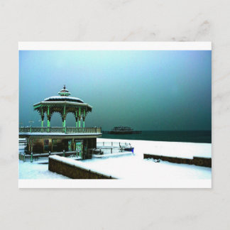 Hove Bandstand in Winter, Brighton Vykort