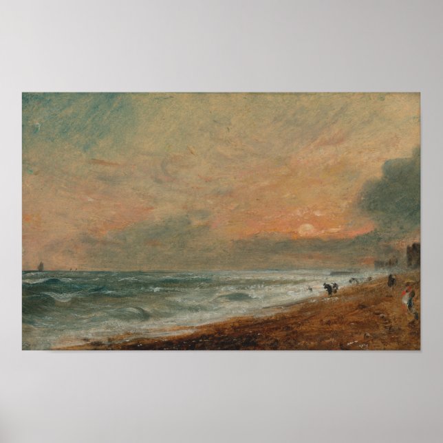 Hove Beach - John Constable Poster (Framsidan)