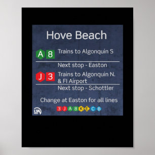 Hove Beach - Liberty City Tunnelbanan - Gta Iv Sti Poster