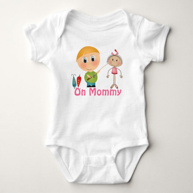 Hoved på Mamma Baby Creeper Tee (Framsida)