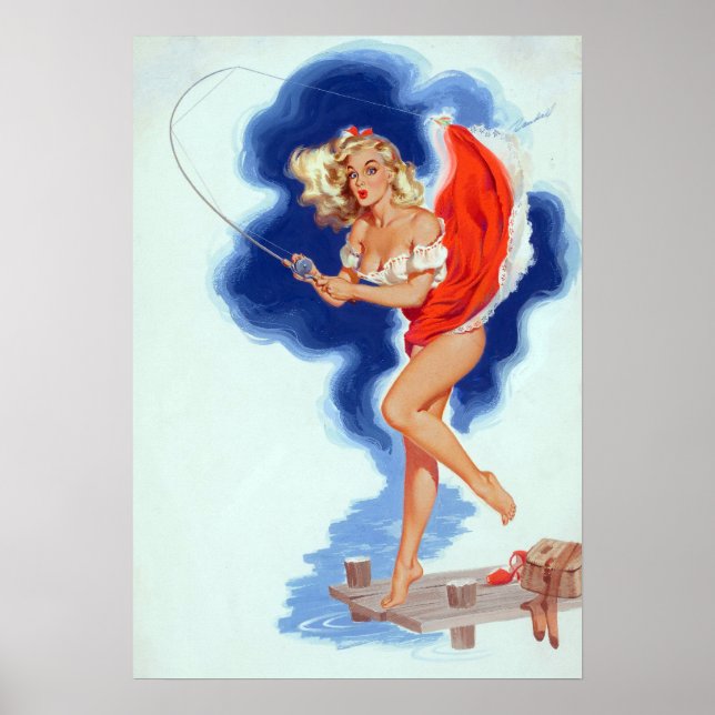 Hoved Pin Up Poster (Framsidan)