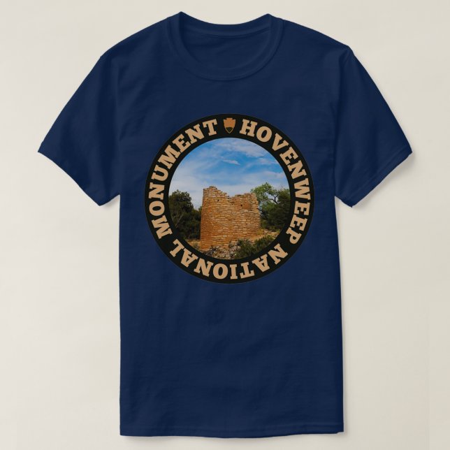 Hovenweep National Monument circle T Shirt (Design framsida)