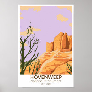 Hovenweep National Monument Cutmynning Castle Poster