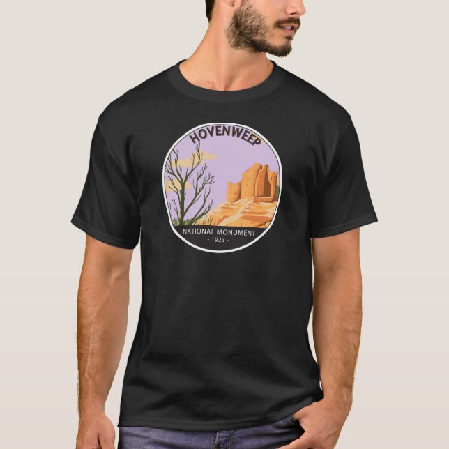 Hovenweep National Monument Cutmynning Castle T Shirt (Framsida)
