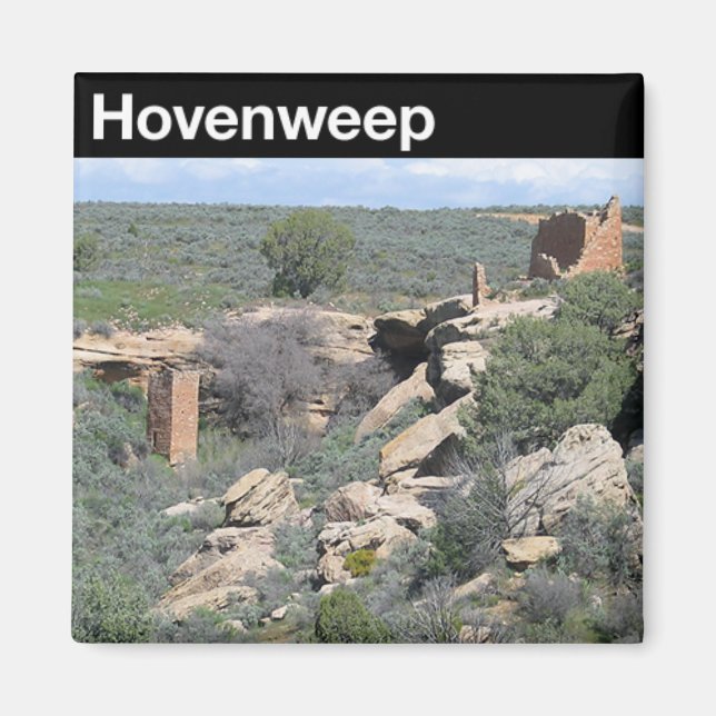 Hovenweep National Monument Magnet (Framsidan)