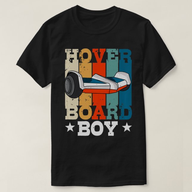 Hoverboard Tema Gift for Boy, Kids Hover Board P T Shirt (Design framsida)