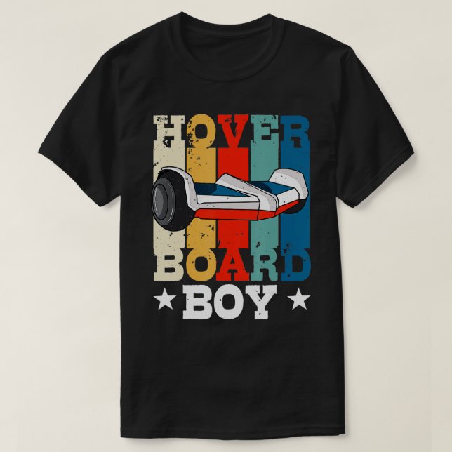 Hoverboard Tema Gift for Boy Kids Hover Board T Shirt (Design framsida)