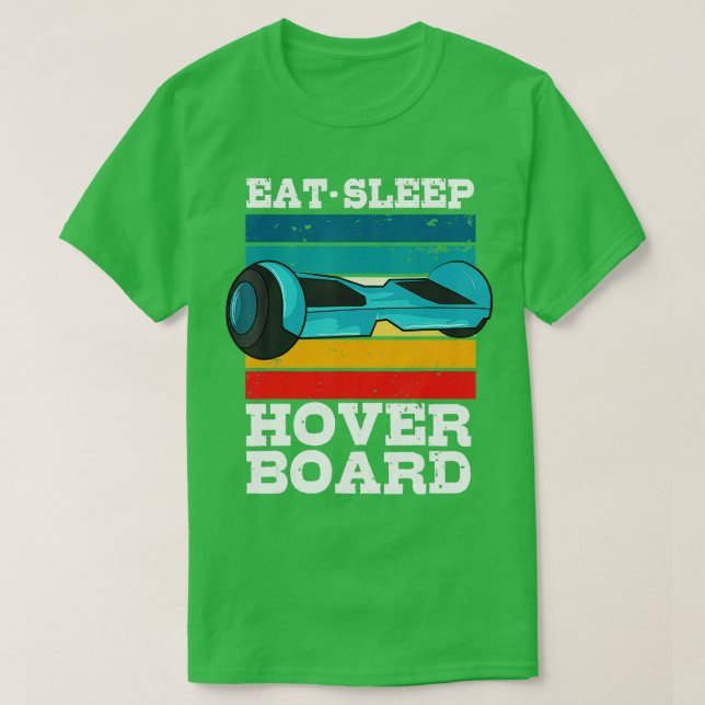 Hoverboard Tema Gift for Boys Funny Birthday Hov T Shirt (Design framsida)