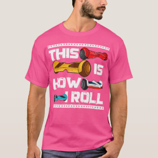 Hoverboard Tema Gift for Boys Kids Hover Board 9 T Shirt