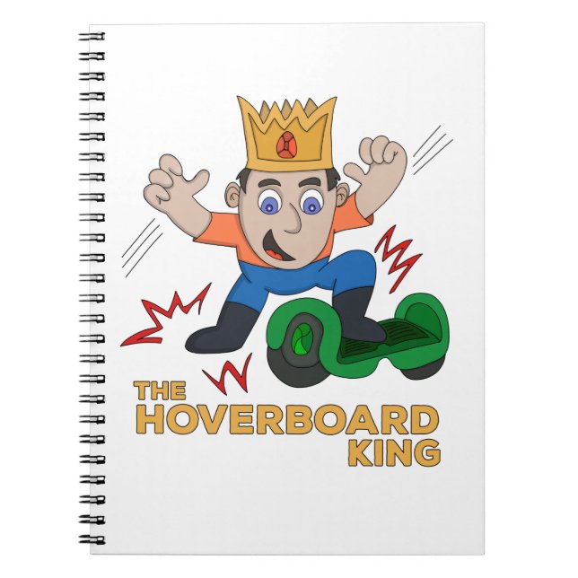 Hoverboardkungen Anteckningsbok (Framsidan)