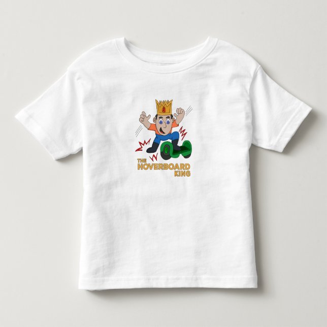 Hoverboardkungen T Shirt (Framsida)