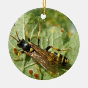 Hoverfly Anpassningsbar Birthday Julgransprydnad Keramik