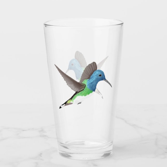 Hovering Jacobin Hummingbird - transparent. Glaskopp (Framsida)