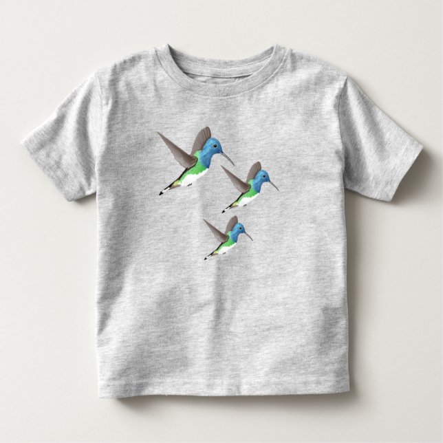 Hovering Jacobin Hummingbird - transparent. T Shirt (Framsida)