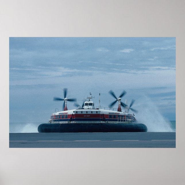 Hoverspeed, Engelska kanalen Ferry Poster (Framsidan)