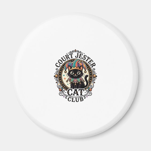Hovnarrkatt Rolig kattälskare design - Hovnarr Magnet (Framsidan)