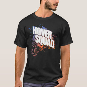 Hovra Squad Coola Orange Blue Gyro Hoverboard T Shirt