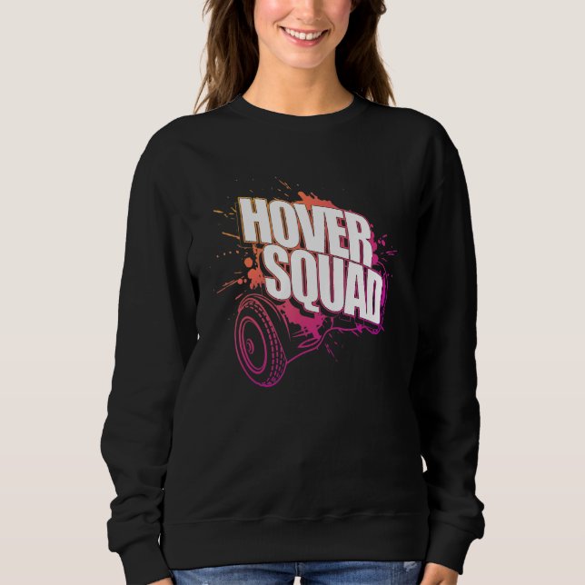 Hovra Squad Coola Peach Rosa Gyro Hoverboard T Shirt (Framsida)